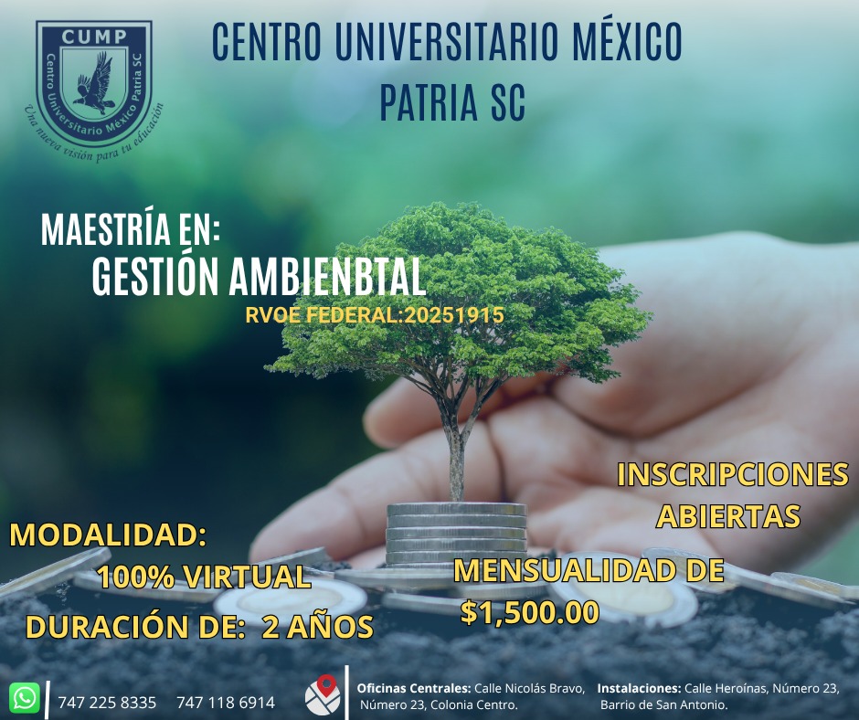 Maestría en Gestión ambiental